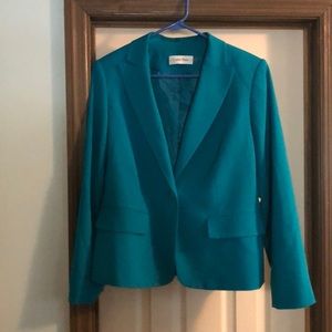 Calvin Klein teal blazer